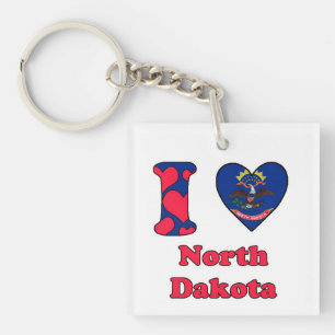 Llavero Amo Dakota del Norte