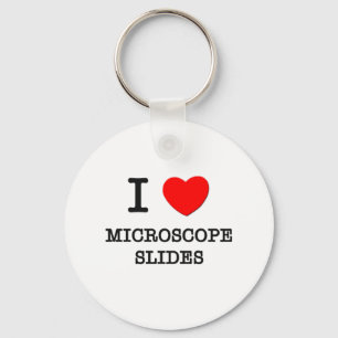 Llavero Amo diapositivas del microscopio