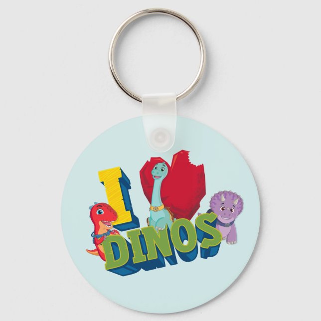 Llavero Amo Dinos | Dino Ranch (Anverso)