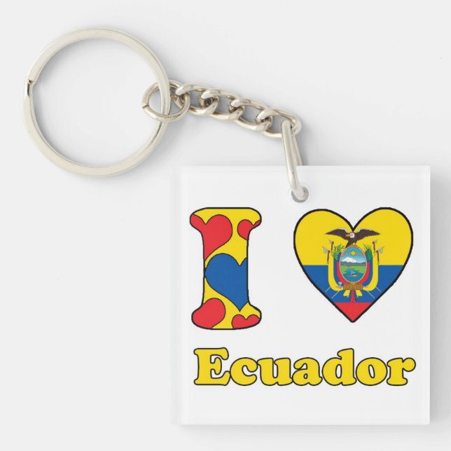 Llavero Amo Ecuador (Frente)