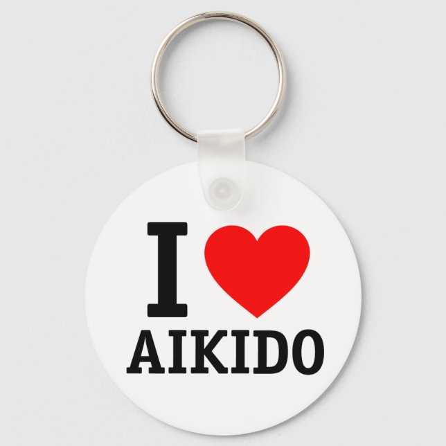 Llavero Amo el Aikido (Anverso)
