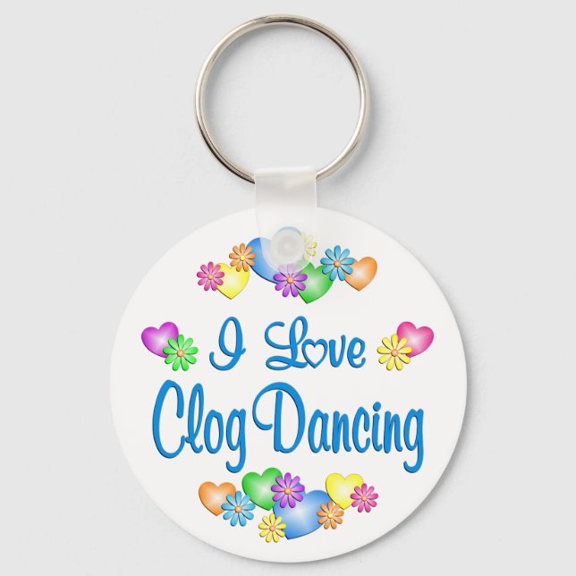 Llavero Amo El Baile De Clog (Anverso)