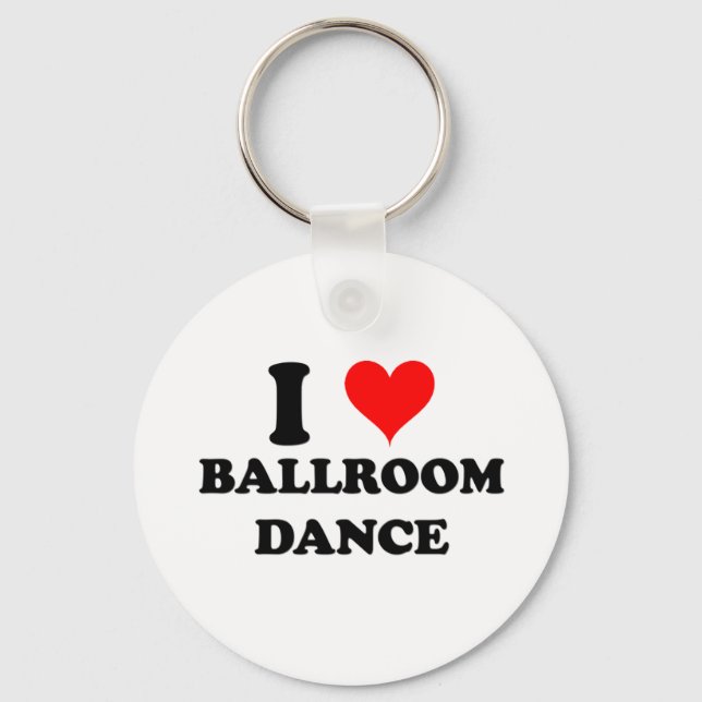 Llavero Amo el baile de salón de baile (Anverso)