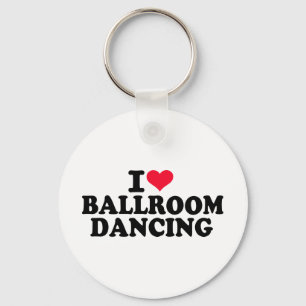 Llavero Amo el baile de salón de baile
