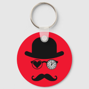 Llavero Amo el bigote de Londres Big Ben