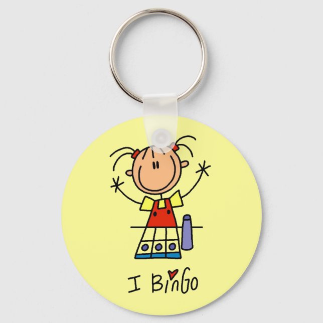 Llavero Amo el Bingo (Anverso)