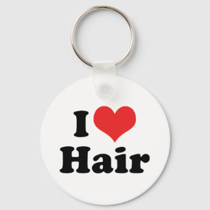 Llavero Amo el cabello del corazón - Estilista de cabello