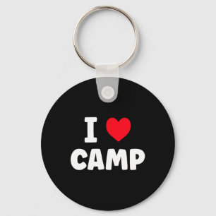 Llavero Amo el campamento de verano Glamping