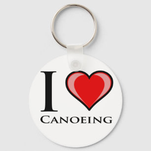 Llavero Amo el Canoeing