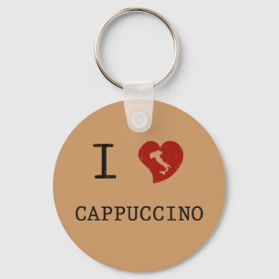 Llavero Amo el Cappuccino Vintage