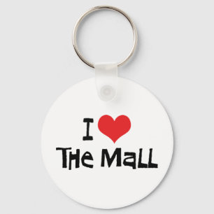 Llavero Amo el centro comercial Heart - Amante de las comp