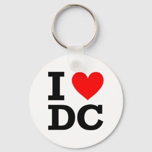Llavero Amo el diseño de DC