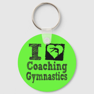 Llavero Amo el entrenar de la gimnasia