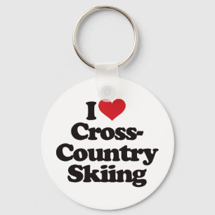 Llavero Amo el esquí del campo a través