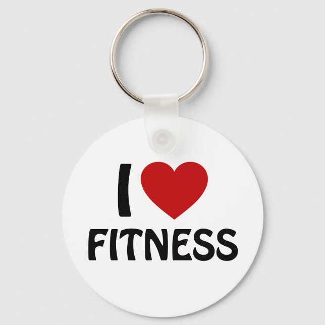 Llavero Amo el Fitness (Anverso)