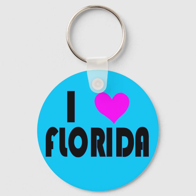 Llavero Amo el keychain de Florida USA (Anverso)