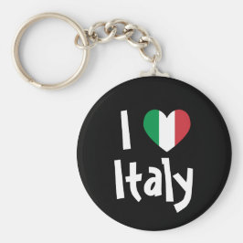 Llavero Amo el Keychain de Italia