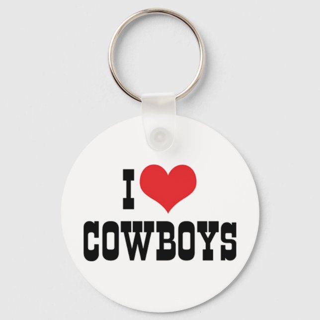 Llavero Amo el Keychain de los Cowboys (Anverso)