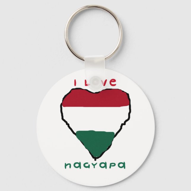 Llavero Amo el Keychain de Nagyapa (Anverso)