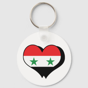 Llavero Amo el Keychain de Siria