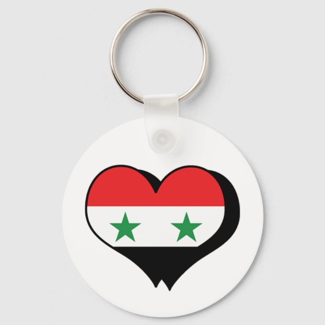 Llavero Amo el Keychain de Siria (Anverso)