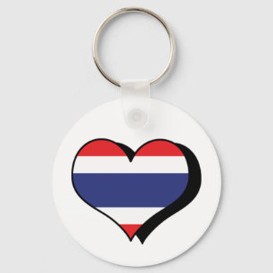 Llavero Amo el Keychain de Tailandia