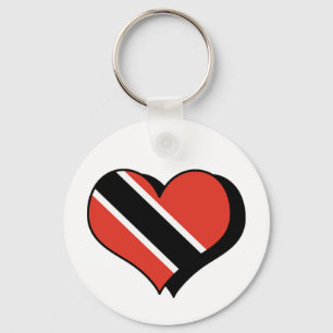 Llavero Amo el Keychain de Trinidad y Tobago