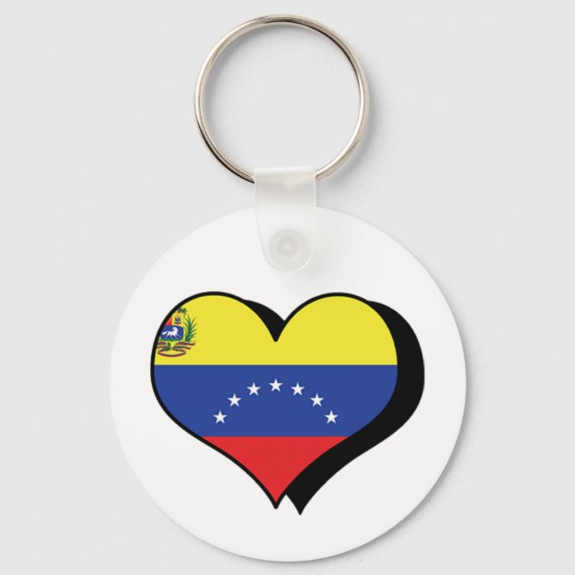 Llavero Amo el Keychain de Venezuela (Anverso)