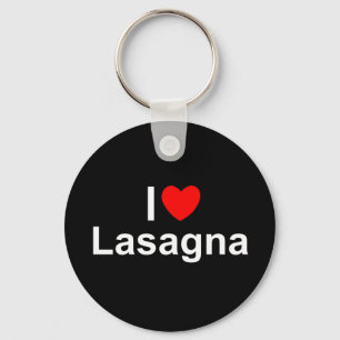 Llavero Amo el Lasagna (del corazón)