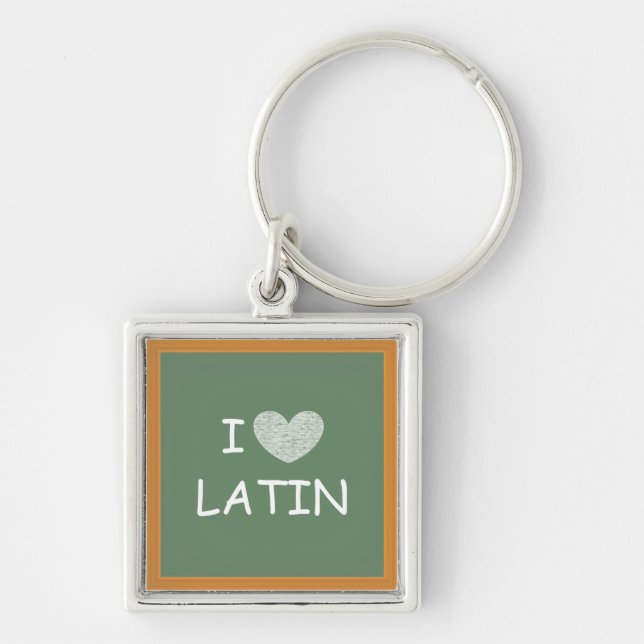 Llavero Amo el latín (Frente)