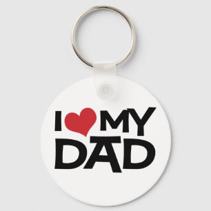 Llavero Amo el mi día de padre del papá