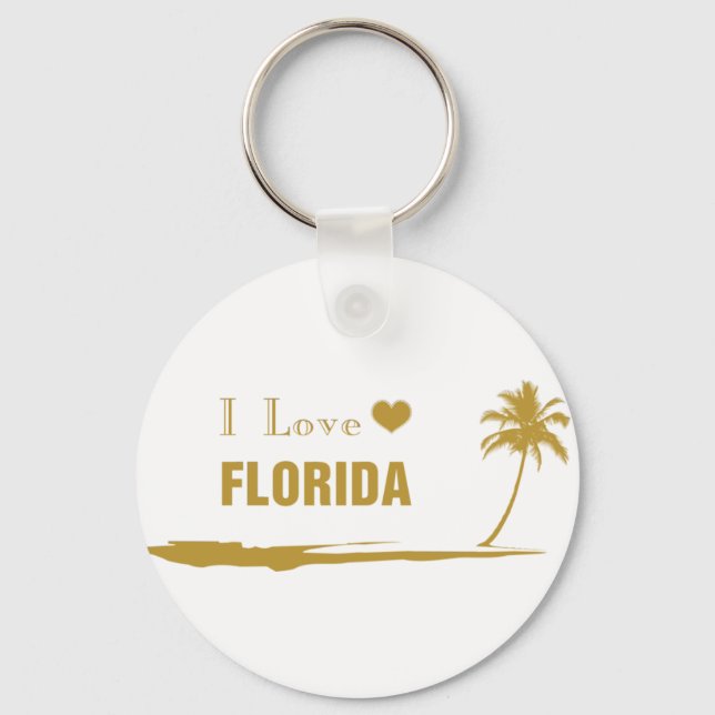 Llavero Amo el oro de Florida (Anverso)