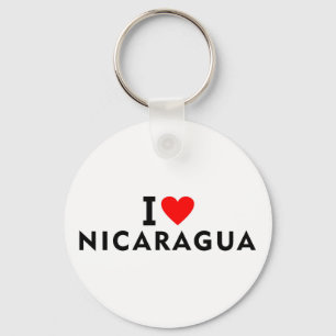 Llavero Amo el país de Nicaragua como el turismo de viajes