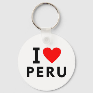 Llavero Amo el país peruano como el turismo de viajes al c