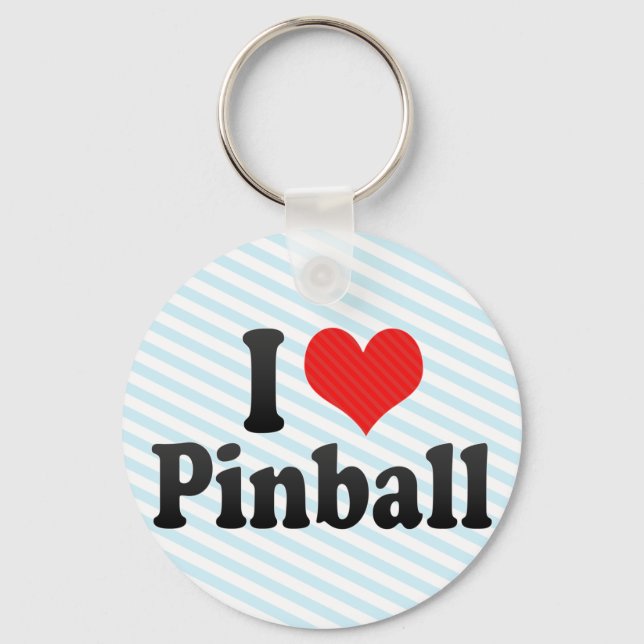 Llavero Amo El Pinball (Anverso)