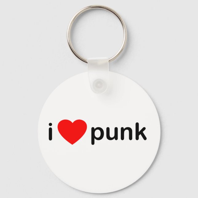 Llavero Amo el Punk (Anverso)