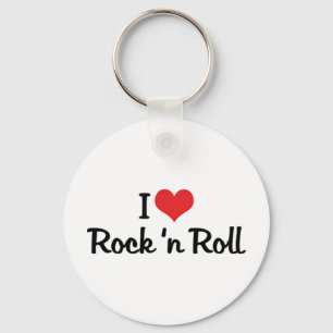 Llavero Amo el rock y el Rollo Keychain