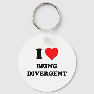 Llavero Amo el ser divergente