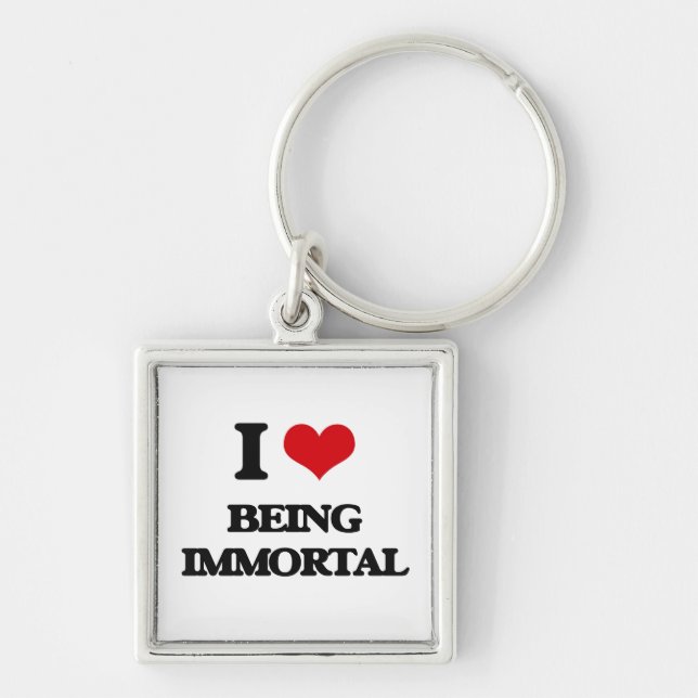 Llavero Amo el ser inmortal (Frente)