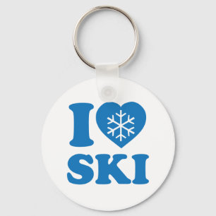 Llavero Amo el Ski