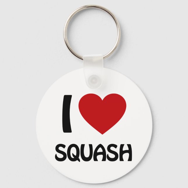 Llavero Amo el squash (Anverso)