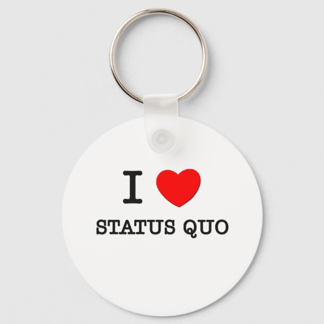 Llavero Amo el status quo (Anverso)