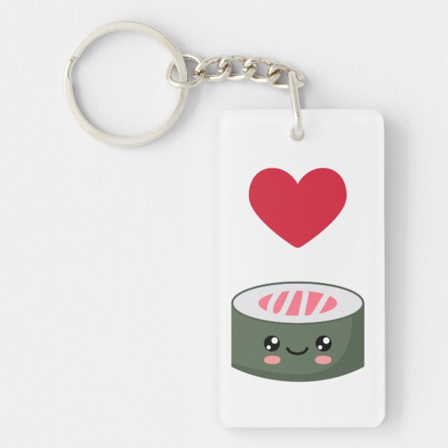 Llavero Amo el sushi (Frente)