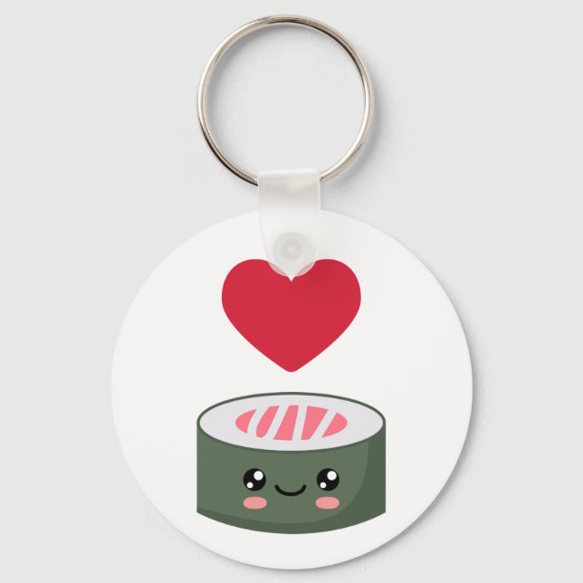 Llavero Amo el sushi (Anverso)