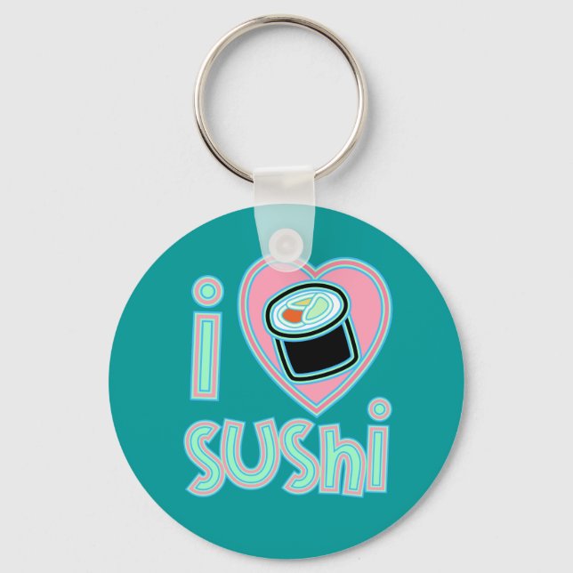 Llavero Amo el sushi (Anverso)