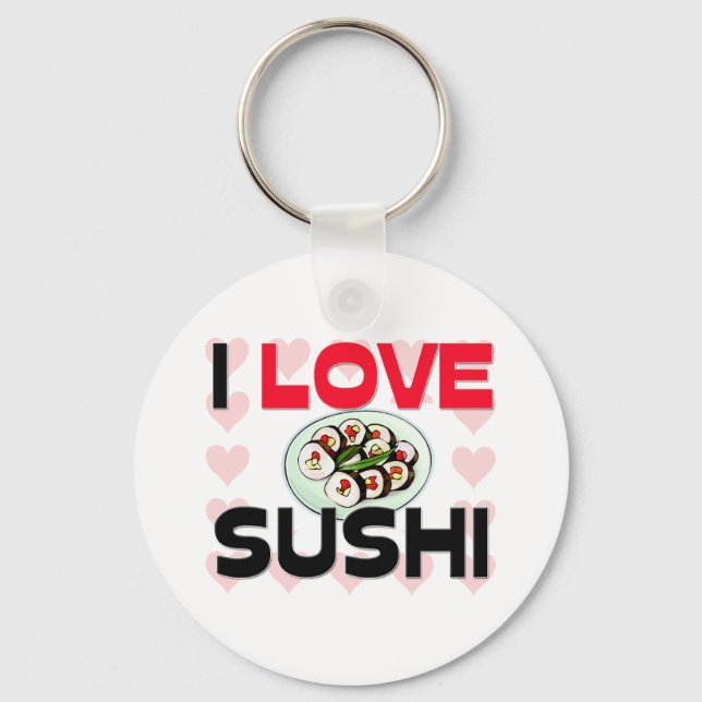 Llavero Amo el sushi (Anverso)