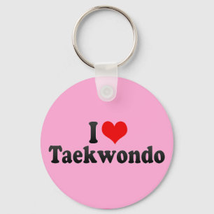 Llavero Amo el Taekwondo