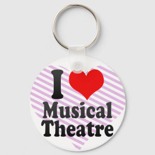 Llavero Amo el teatro musical