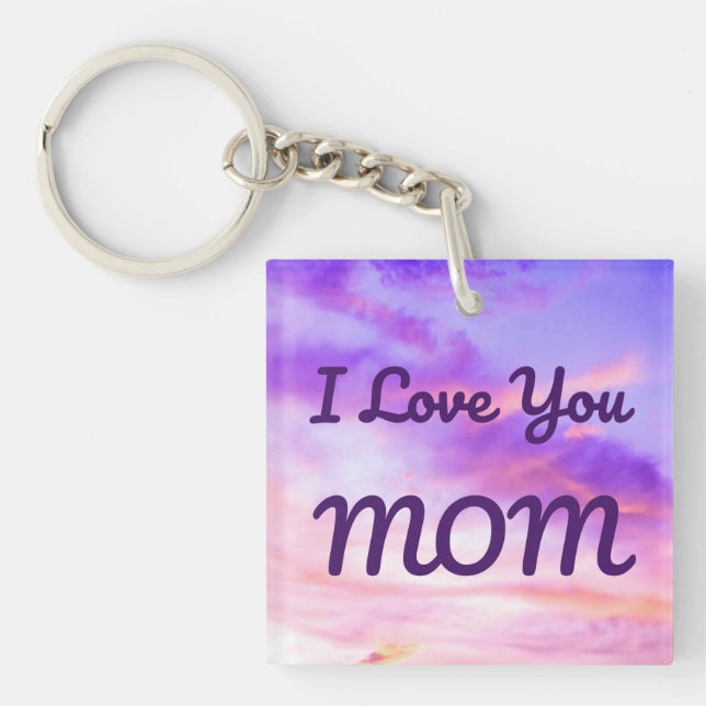 Llavero Amo el teclado de mamá (Frente)