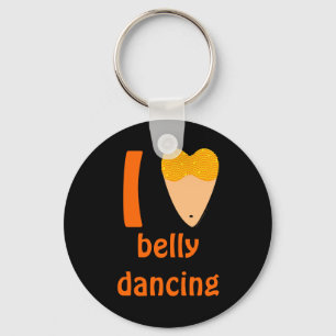 Llavero Amo el torso del bailarín de Bellydancing (el